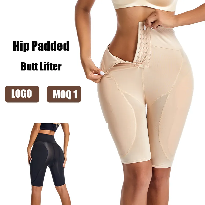 Venta al por mayor cintura entrenador fajas cuerpo barriga Shaper Butt Lifter botines almohadillas de cadera Enhancer Booty Lifter