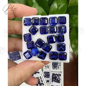 ラボで育てられたルビーピジョンブラッドレッドアッシャースクエア形状の宝石宝石Diy Beads製材料AGL証明書ファストショッピング - Product Image 6