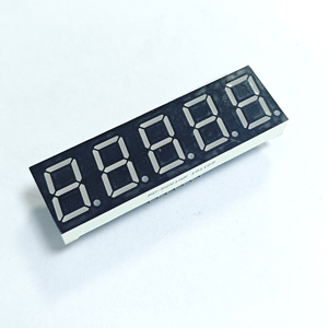 0,56 Zoll Rot 5-stellige Zahlen 7-Segment-LED-Anzeige Digitalröhren-LED-Anzeige Segment anzeige