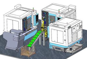 Robot CNC Drilling Milling Lathe Polishing Grinding Cutting Processing Parts Robot <strong>Loading</strong> <strong>and</strong> <strong>Unloading</strong> Workstation <strong>Platform</strong> - Product Image 5