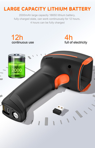 Usb Cổ Phiếu Cho <span class=keywords><strong>Bluetooth</strong></span> 2D 3D Không Dây Android Máy Quét Mã QR Mã Vạch Đầu Đọc Thanh Toán Thiết Bị Đầu Cuối Tài Liệu Máy Quét Laser Tốc Độ Súng - Product Image 4