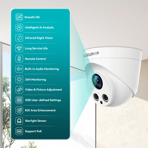 LEELEN 1080P Netzwerk CCTV-Kamera Home <span class=keywords><strong>Security</strong></span> Infrarot Nachtsicht POE Fernbedienung 2MP HD Smart Home Überwachungs kamera