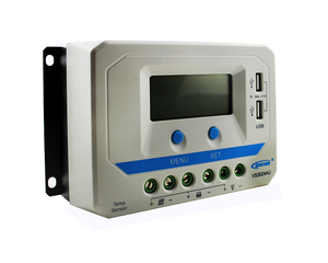 VS3048AU 30A 12V/24V/36V/48V PWM Solar panel laderegler mit LCD display 5VDC USB ausgang