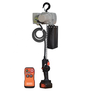 Palan à batterie Li de levage électrique Portable IP65 200kg avec option de télécommande sans fil Mini palan à chaîne électrique - Product Image 5