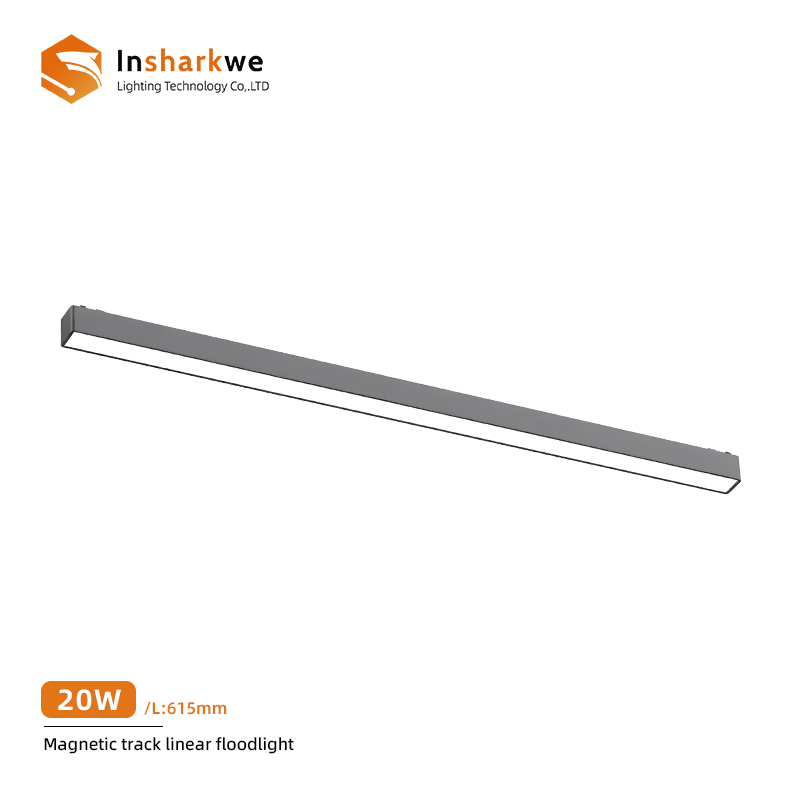Black Linear Flood Light 20W