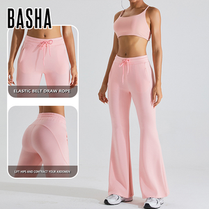 2023 mới thể thao Sweatpants tùy chỉnh sweatsuit chạy thể thao Yoga thể dục Jogger bùng quần Tracksuit cho phụ nữ - Product Image 3