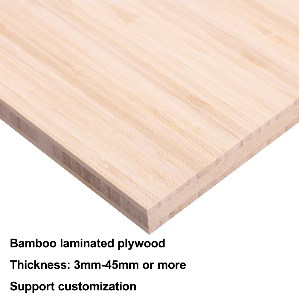 Compensato artigianale in compensato di bambù 3strati in compensato di bambù eco friendly in compensato intero curvo lamellare di grandi dimensioni fogli di legno in legno