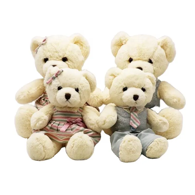 Fabrikanten Groothandel Bruiloftsparen Korea Teddybeer Knuffel Met Pak Kwaliteit Stropdas Strik