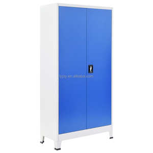KD定制4个搁板金属橱柜金属储物柜家庭办公室存储文件柜学校办公室 - Product Image 1