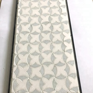 Kích Thước Lớn Thassos Trắng Mix Màu Xám Gạch <span class=keywords><strong>Mosaic</strong></span> Đá Cẩm Thạch Hình Chữ Nhật Hình Dạng Gạch <span class=keywords><strong>Mosaic</strong></span> Cho Nhà/Biệt Thự/Khách Sạn Tường Và Sàn Trang Trí Nội Thất - Product Image 1