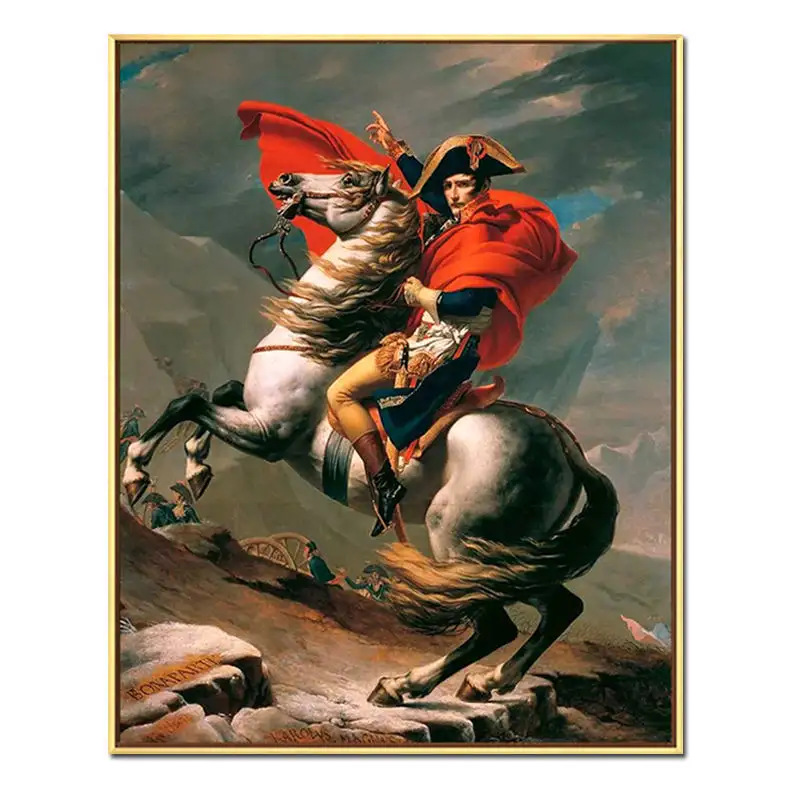 Настенное искусство Наполеон пересечение альпов Мальмезон Шэньчжэнь Дафен воспроизведение масляной живописи