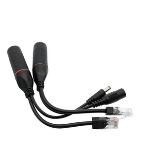 Divisor PoE pasivo impermeable de 12V-Adaptador de corriente de voltaje fijo para un solo dispositivo con transmisión de datos de 100Mbps - Product Image 1