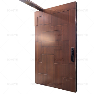 Dongyu Modern High-End özelleştirilmiş gravür tasarım ev giriş ön Pivot kapı Villa güvenlik zırhlı ön kapı - Product Image 5