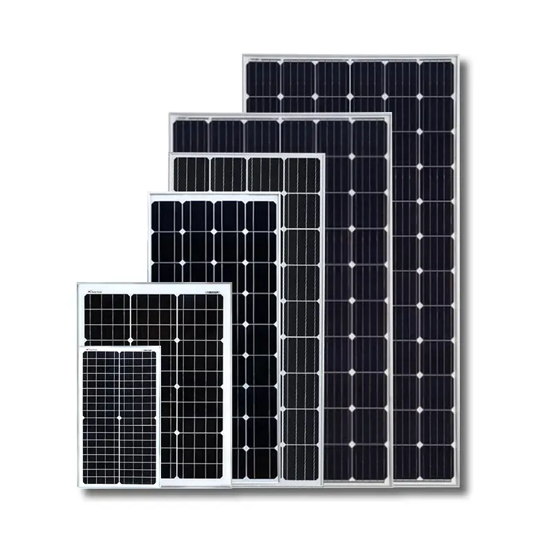 Pannelli solari ad alta efficienza PV Mono monocristallino modulo 100W 110W 120W 150W pannello solare