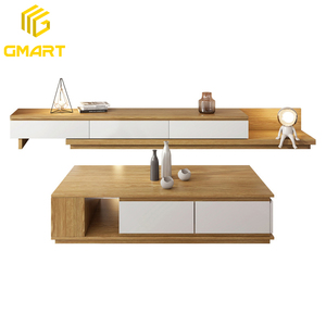 Gmart-Conjunto de muebles de comedor para el hogar, mesa de centro cuadrada de acero inoxidable, rectangular, con elevador redondo y anillado