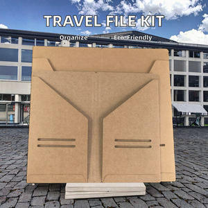 Bền <span class=keywords><strong>Kraft</strong></span> Giấy Du Lịch Tài Liệu Tổ Chức-Đa-Túi Thư Mục Tập Tin Cho Vé, Thẻ, Hộ chiếu - Product Image 2