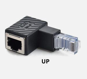 Angle RJ45 maschio a femmina Cat5 6 Ethernet LAN adattatore di rete spina di rete - Product Image 3