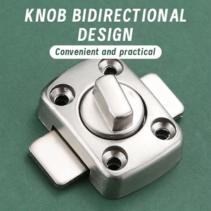 An ninh hai mặt tủ ổ khóa Keyless xoay Cửa Khóa Cửa Cửa chốt chống trộm xoay chốt chốt tủ tủ quần áo tủ khóa - Product Image 5