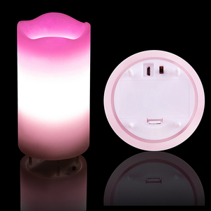 KSWING LED Valentine Candles Romantic Pink Heart Projector <strong>Lights</strong> Night <strong>Light</strong> with Remote and Timer, Candle <strong>Light</strong> Home Decor - Product Image 4