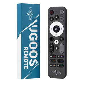 UGOOS UR02 BT telecomando vocale con giroscopio di ricambio per Ugoos AM8 AM6B X4 X4Q TOX3 TOX4 Android TV Box per Google Home - Product Image 1