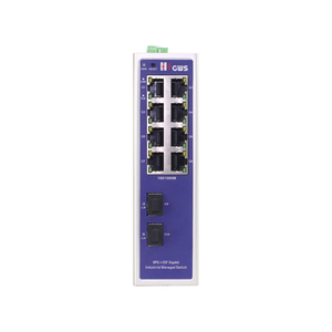 Simple Web <strong>Network</strong> Management 10 Port Din Rail POE Fiber Switch with RSTP Ring <strong>Network</strong> Function - Product Image 2
