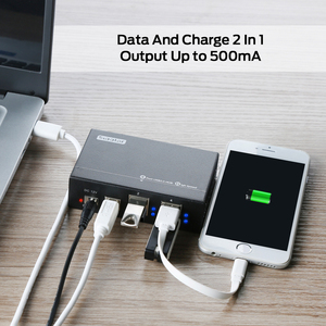 A-142 Sipolar 4端口Usb 2.0集线器，用于sd卡复印机480M/bps Usb数据集线器分离器 - Product Image 3
