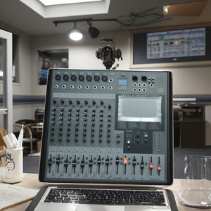 Professional 24 <strong>DSP</strong> IP <strong>Network</strong> Audio Console Mixer 8 Channels USB Bluetooth MP3 Sound Processor Equipment for Broadcast - Product Image 6