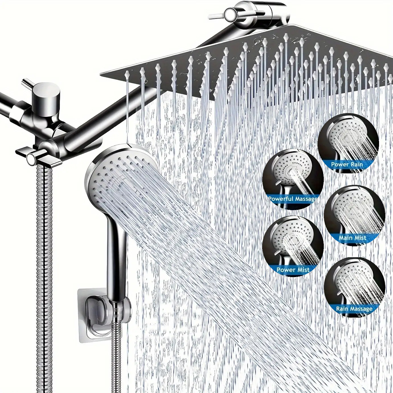 10 pollici argento 5 impostazione