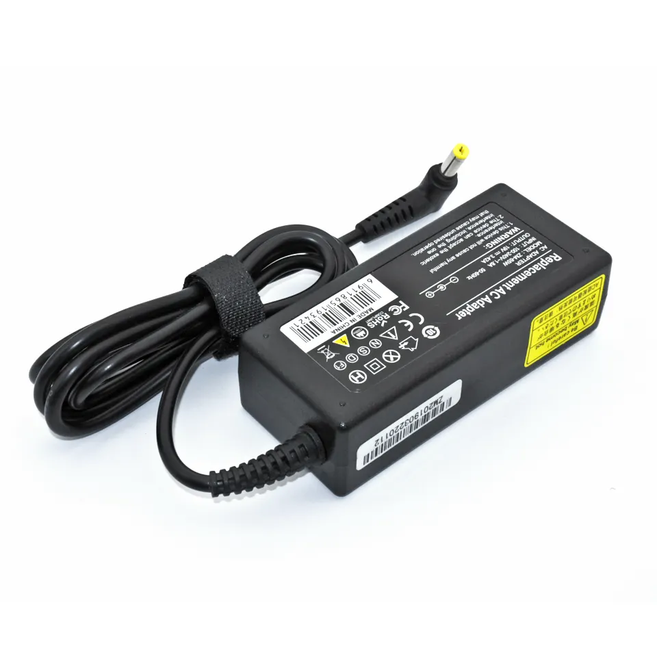 Fuente de alimentación ROHS para portátil acer, cargadores de ordenador, adaptador de portátil, 5,5x1,7mm, 65W, 19V, 3.42A