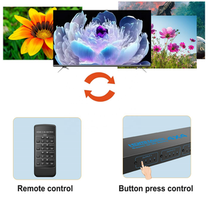 SYONG 4K HDMIマトリックススイッチ4x4 4K30hz HDMIビデオマトリックススイッチスプリッタ4 in 4 Out IRリモコンPS4 PCモニター用 - Product Image 5