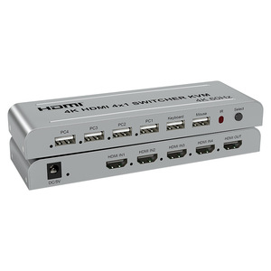 2.0V 4X1 <strong>HDMI</strong> KVM Switcher 4Kx2K@60Hz <strong>HDMI</strong> Quad Multi Viewer 4x1 with Seamless <strong>Switch</strong> - Product Image 4