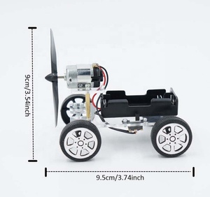 DIY Wind Car Making Set Preschool Gift for Kids Lightweight Science Experiment Mini Easy <strong>Install</strong> Educational <strong>Toy</strong> Self Assembly - Product Image 3