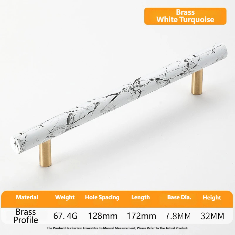 8123-128mm Hole Spacing-White Turquoise