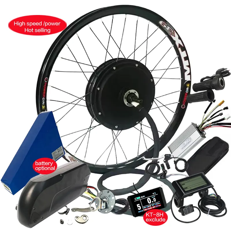 72v 1000/2000W 3000W 5000W 8000W bicicleta eléctrica ebike kit de conversión sin batería bldc Motor de cubo trasero e motocicleta MTX