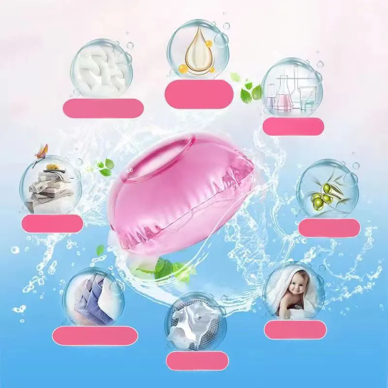 Nuevas cápsulas de detergente, cápsulas de lavandería líquidas biodegradables ecológicas