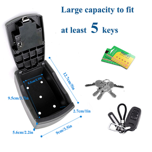 New Style Wasserdichte Wand montage Safe Storage 4 Digitale Kombination Cocle Key Security Box mit Schlüssel Open Key Box Code - Product Image 2