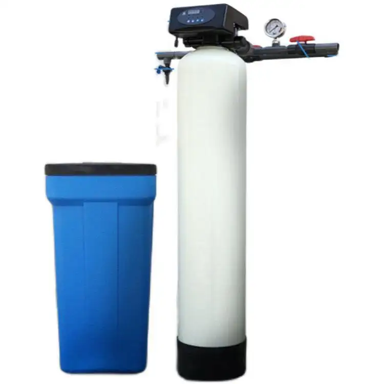 Tratamiento para suavizar el agua con válvula automática, 1000LPH, elimina la sal para reducir el agua TDS