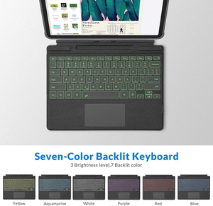 Surface Pro 9无线键盘，带触摸板7彩色背光，适用于Microsoft Surface Pro 8/9/X - Product Image 4