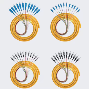 Fabrika 12 çekirdek FC OM3 şerit Pigtail tek çekirdekli Pigtail 0.9 sıkıca kılıflı Fusion ekleme 12 renk Fiber için özel - Product Image 2