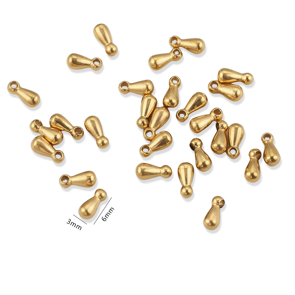 Gold 36 large water droplets