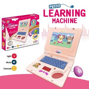 La macchina per l'apprendimento del Computer portatile per l'educazione della prima infanzia dei bambini gioca il Computer portatile di simulazione