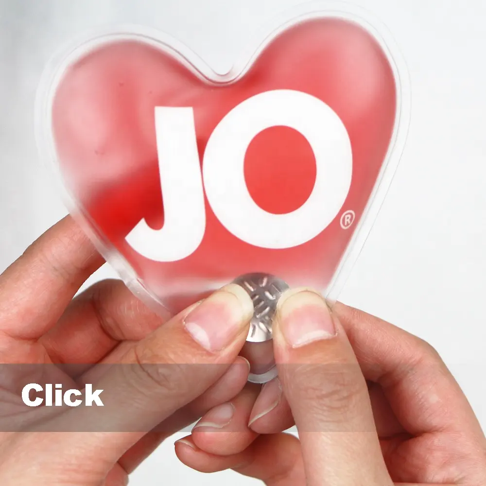 Reusable Portable Hand Warmer heart Shaped magic gel hand warmers for Pain Relief