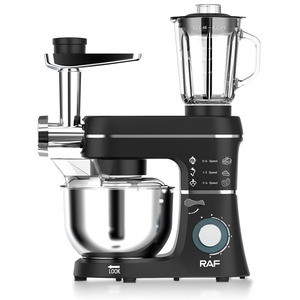 RAF çok fonksiyonlu tezgah mikseri 1400w 6 hız kıyma Blender 5 in 1 tezgah mikseri yüksek kalite Anti sıçrama - Product Image 5