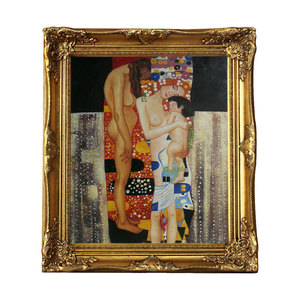 The <strong>Kiss</strong> by Gustav Klimt Canvas Handmade Art Boy and Girl Paintings Reproduction by Skilled Painters Wall Painting - Product Image 5