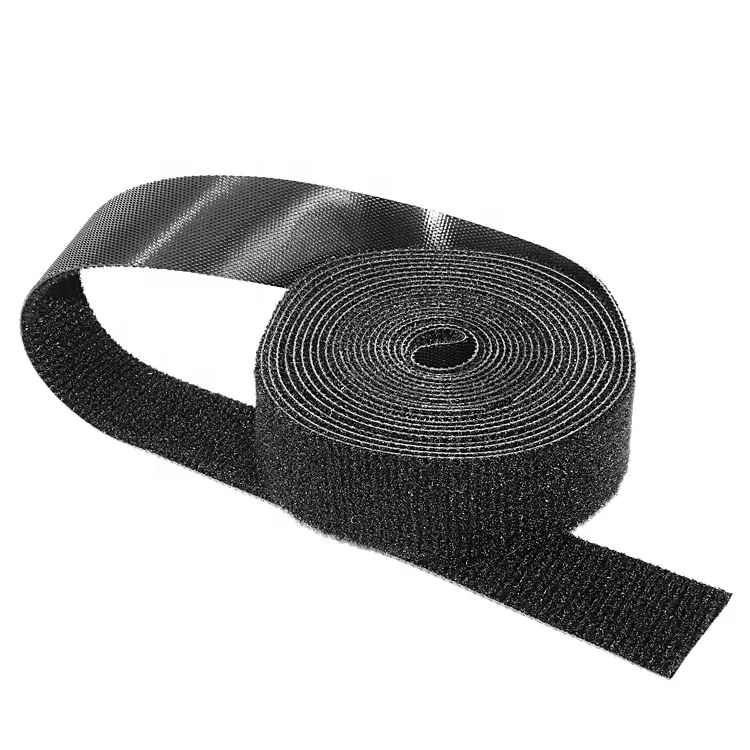 Wiederverwendbare Kabel Krawatten doppelseitige cinch verschluss kabel wrap zurück zu zurück haken und schleife strap