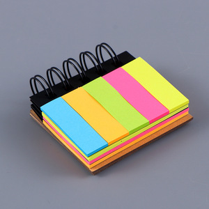Al por mayor personalizado 5 colores espiral Bloc de notas de tapa dura Mini cuaderno con surtido de notas adhesivas - Product Image 6