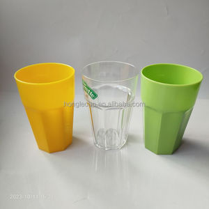 New Sale Custom Logo Transparent Octagonal <strong>Cup</strong> Unbreakable Beer Glass <strong>Cup</strong> for bar - Product Image 5