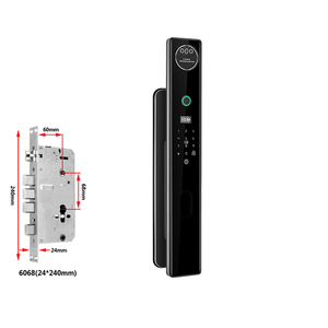 Riconoscimento facciale 3D interfono Video attivo Tuya App di sicurezza digitale automatico tramite impronta digitale tramite password serratura elettronica - Product Image 1