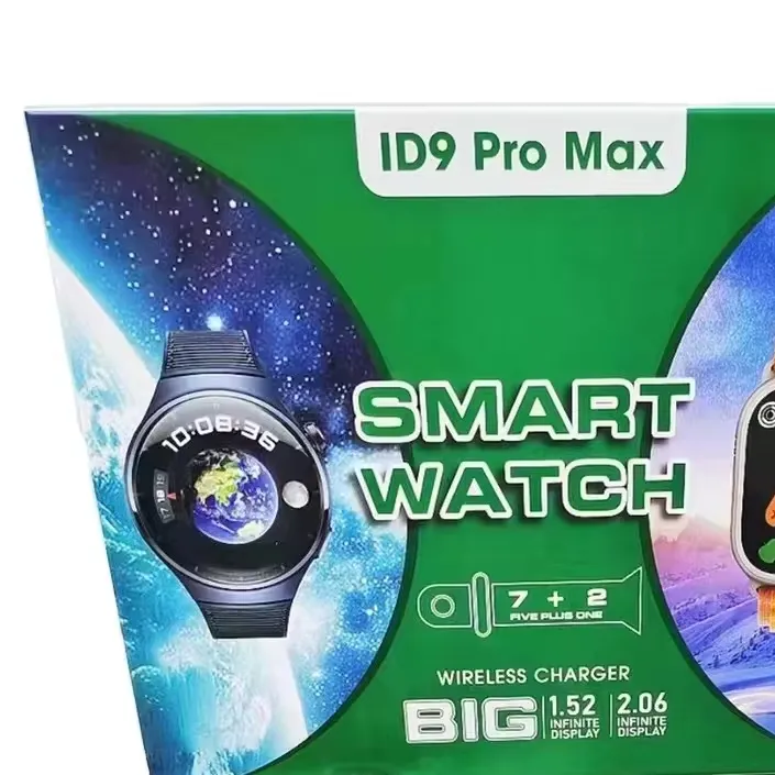 Horloge 4 9 I20 I60 A10 I8 I9 Ultra T55 W26 Pro Max 2 In 1 S9 Pro Max Smart Watch Serie 9 Met Tws Koptelefoon Oordopjes