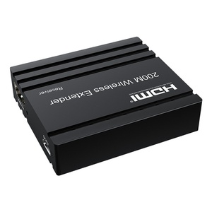 Extensor HDMI inalámbrico de 200m con un TX a cuatro RX Metal 1080p Resolución Video estéreo Salida VGA Entrada de 5V Rango de 5m